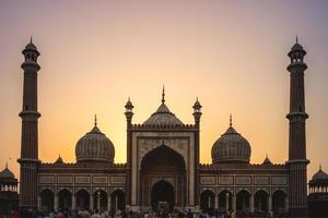 masjid jehan numa aka jama masjid en Delhi en la india foto
