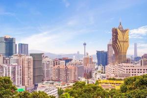 Cityscape of Macau in China photo