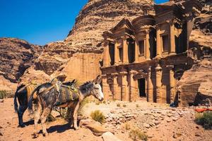 Ad Deir aka The Monastery located at Petra in Jordan