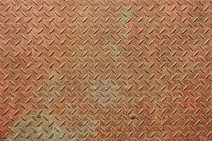 Rusty metal floor texture plate photo