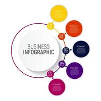 plantillas infográficas para empresas vector