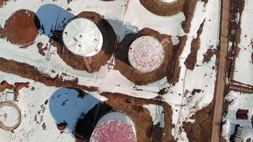 Oil storage base aerial survey