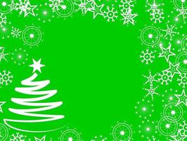Festive Snowflake Christmas Border vector