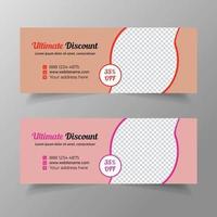 Fashion Social Media banner Template vector