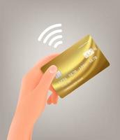 Wireless payment concept vector