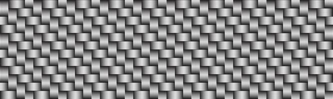 Carbon black and grey abstract header Modern metallic stainless steel look banner Seamless pattern background Vector illustration