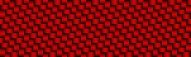 Red carbon abstract header Modern metallic stainless steel look banner Seamless pattern background Vector illustration