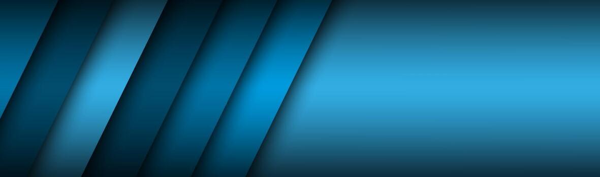 Abstract header with blue layers above each other Modern design banner for your business Vector illustration with oblique stripes and lines