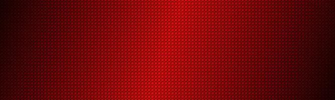 Red abstract textured circular header Modern circle geometric texture backbground Vector pattern banner