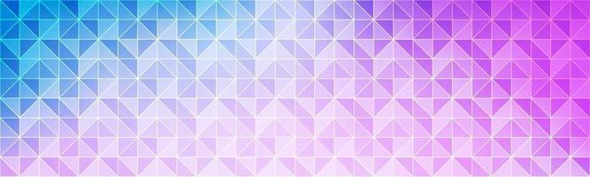 Blue purple grid mosaic pattern Triangle header Modern creative design banner Colorful vector illustration