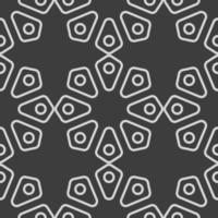 Geometric fabric abstract ethnic pattern vector