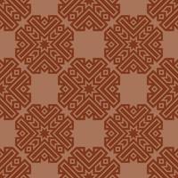 Geometric fabric abstract ethnic pattern vector