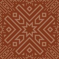 Geometric fabric abstract ethnic pattern vector