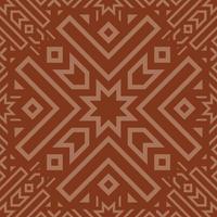 Geometric fabric abstract ethnic pattern vector