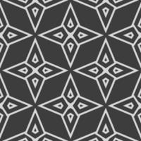 Geometric fabric abstract ethnic pattern vector