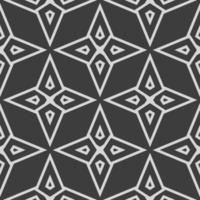 Geometric fabric abstract ethnic pattern vector