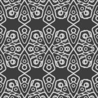 Geometric fabric abstract ethnic pattern vector