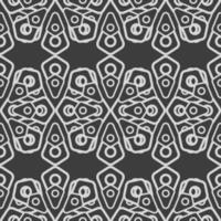 Geometric fabric abstract ethnic pattern vector