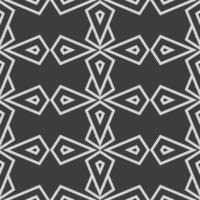 Geometric fabric abstract ethnic pattern vector