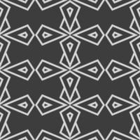 Geometric fabric abstract ethnic pattern vector