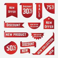 discount price label set collection vector
