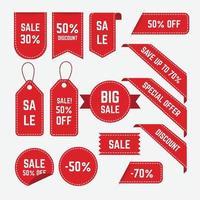 discount price label set collection vector