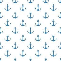 Anchor Seamless Pattern flat design Vector Illustration.