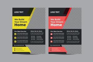Commercial Real Estate Flyer Template vector