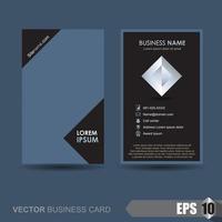 business card template vector