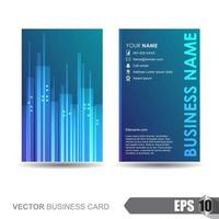 business card template vector