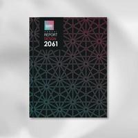 Modern Vector design template with abstract background design for corporate business annual report book cover brochure flyer poster