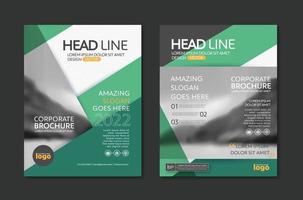 Modern design template with abstract background design for corporate business annual report book cover brochure flyer poster vector
