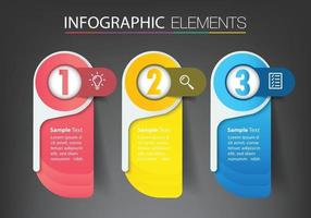 infografía de banner de plantilla de cuadro de texto moderno vector