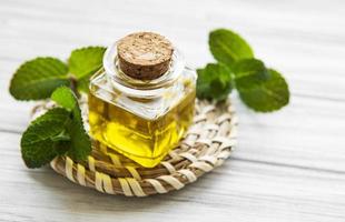Essential aroma oil with mint