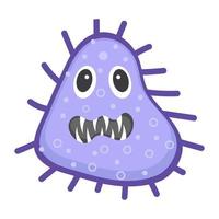 Microbe  Facial Expression vector