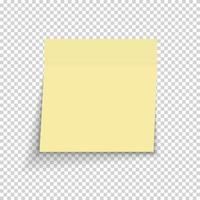 Sticky Paper Note vector