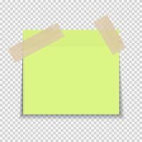 Sticky Paper Note vector