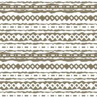 Brown winter abstract horizontal Seamless repeat border pattern on white background Random rough twisted part of triangles or broken lines zigzags circles or big dots shapes Hand drawn effect vector