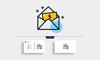 money cash and wallet vector icon