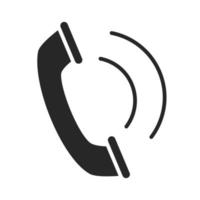 phone call service electronic technology device silhouette style icon vector