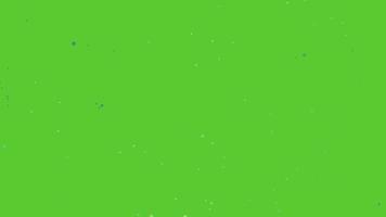 aquablaue weiße kleine Blasen, die auf dem grünen Bildschirm zur Wasseroberfläche schwimmen video