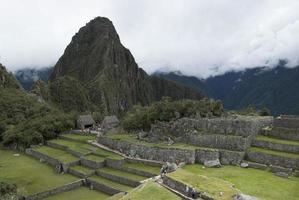 machu picchu un santuario histórico peruano en 1981 y un sitio del patrimonio mundial de la unesco en 1983 foto
