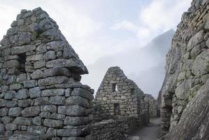 machu picchu un santuario histórico peruano en 1981 y un sitio del patrimonio mundial de la unesco en 1983 foto