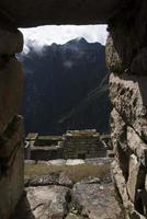 machu picchu un santuario histórico peruano en 1981 y un sitio del patrimonio mundial de la unesco en 1983 foto