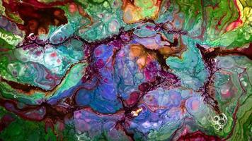 abstrakt vattenfärg diffusion explodera konst video