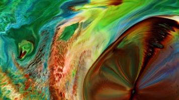 abstrait peinture à l'eau diffusion exploser art video