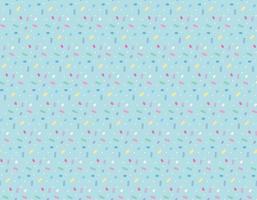 Cute candy-like dots appear repeatedly on the sky blue background. vector