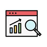 Web Analytics Icon vector