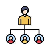 Hierarchy Vector Icon