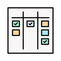 Agile Board Icon vector